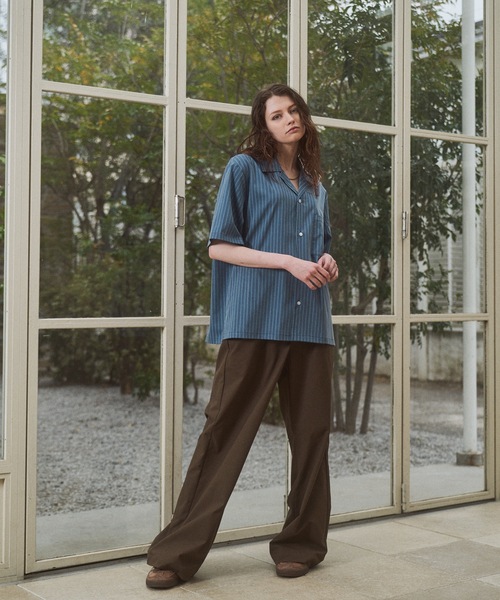 CASPER JOHN（キャスパージョン）の「Easy care semi baggy slacks/イージーケアセミバギースラックス（スラックス・メンズ・ブラック/グレー/ブラウン・LARGE/MEDIUM/SMALL/X-SMALL）」の17枚目の写真