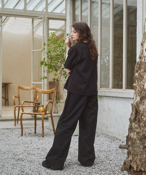 CASPER JOHN（キャスパージョン）の「Easy care semi baggy slacks/イージーケアセミバギースラックス（スラックス・メンズ・ブラック/グレー/ブラウン・LARGE/MEDIUM/SMALL/X-SMALL）」の8枚目の写真