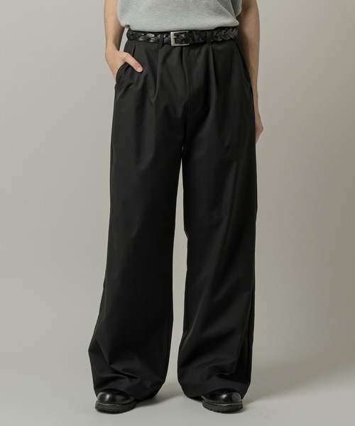 CASPER JOHN（キャスパージョン）の「Easy care semi baggy slacks/イージーケアセミバギースラックス（スラックス・メンズ・ブラック/グレー/ブラウン・LARGE/MEDIUM/SMALL/X-SMALL）」の20枚目の写真