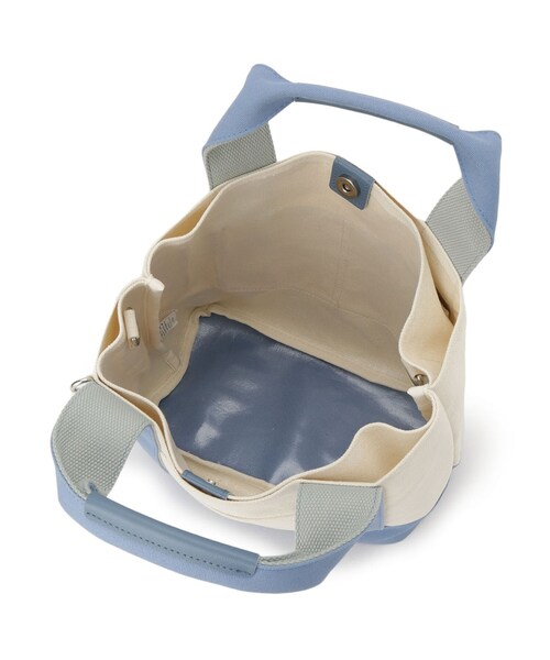 SHOO・LA・RUE（シューラルー）の「配色キャンバストートバッグ（トートバッグ・レディース・グレー系4/ブルー系4/ブラック系4・00）」の16枚目の写真