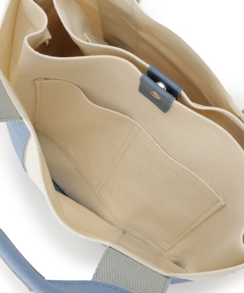 SHOO・LA・RUE（シューラルー）の「配色キャンバストートバッグ（トートバッグ・レディース・グレー系4/ブルー系4/ブラック系4・00）」の20枚目の写真