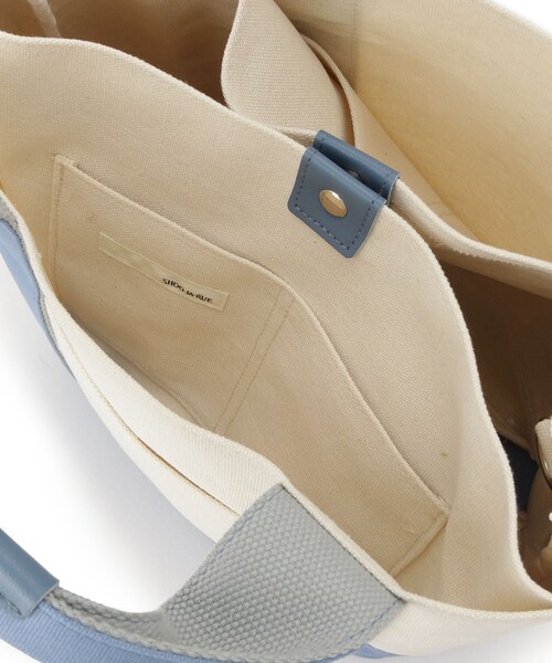 SHOO・LA・RUE（シューラルー）の「配色キャンバストートバッグ（トートバッグ・レディース・グレー系4/ブルー系4/ブラック系4・00）」の21枚目の写真