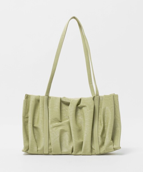 ALICE MARTHA（アリスマシャ）の「＜ALICE MARTHA＞ ShirringSQE BAG（トートバッグ・レディース・ライム/ブラック・FREE）」の6枚目の写真