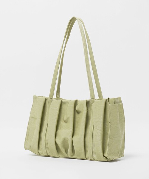 ALICE MARTHA（アリスマシャ）の「＜ALICE MARTHA＞ ShirringSQE BAG（トートバッグ・レディース・ライム/ブラック・FREE）」の7枚目の写真