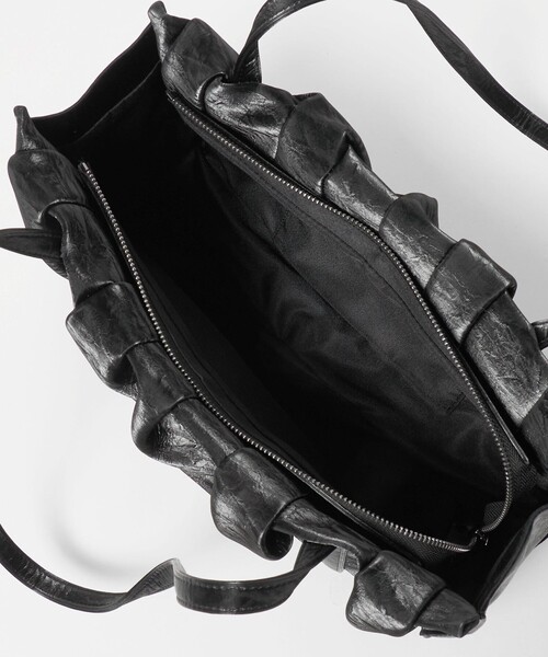 ALICE MARTHA（アリスマシャ）の「＜ALICE MARTHA＞ ShirringSQE BAG（トートバッグ・レディース・ライム/ブラック・FREE）」の16枚目の写真