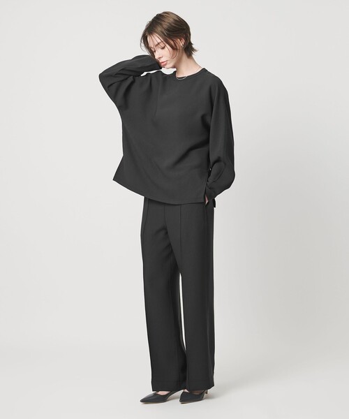 UNITED ARROWS & SONS by DAISUKE OBANA(ユナイテッドアローズアンドサンズバイダイスケオバナ)の「<D.O UNITED ARROWS BY DAISUKE OBANA for WOMEN>Ⅰ DLMN L/SL CREW 26SS/ロングスリーブTシャツ(Tシャツ/カットソー・レディース・ブラック/ネイビー/ホワイト/ダークグレー・M/S)」の10枚目の写真