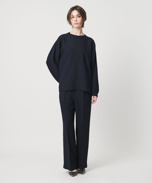 UNITED ARROWS & SONS by DAISUKE OBANA(ユナイテッドアローズアンドサンズバイダイスケオバナ)の「<D.O UNITED ARROWS BY DAISUKE OBANA for WOMEN>Ⅰ DLMN L/SL CREW 26SS/ロングスリーブTシャツ(Tシャツ/カットソー・レディース・ブラック/ネイビー/ホワイト/ダークグレー・M/S)」の12枚目の写真
