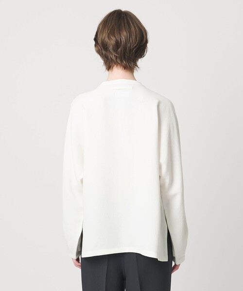 UNITED ARROWS & SONS by DAISUKE OBANA(ユナイテッドアローズアンドサンズバイダイスケオバナ)の「<D.O UNITED ARROWS BY DAISUKE OBANA for WOMEN>Ⅰ DLMN L/SL CREW 26SS/ロングスリーブTシャツ(Tシャツ/カットソー・レディース・ブラック/ネイビー/ホワイト/ダークグレー・M/S)」の15枚目の写真