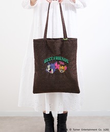 TOM&JERRY（トムアンドジェリー）の「FLAPPER フラッパー:トムとジェリー 超軽量キラキラトート　A4サイズ（トートバッグ）」