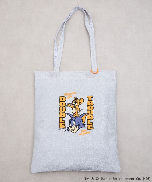 Tom＆Jerry（トムアンドジェリー）の「FLAPPER フラッパー:トムとジェリー 超軽量キラキラトート　A4サイズ（トートバッグ・レディース・シルバー/シルバー系その他/ブロンズ・FREE）」の20枚目の写真