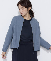 K.T KIYOKO TAKASE | フェイクスエード タックブルゾン(ブルゾン)