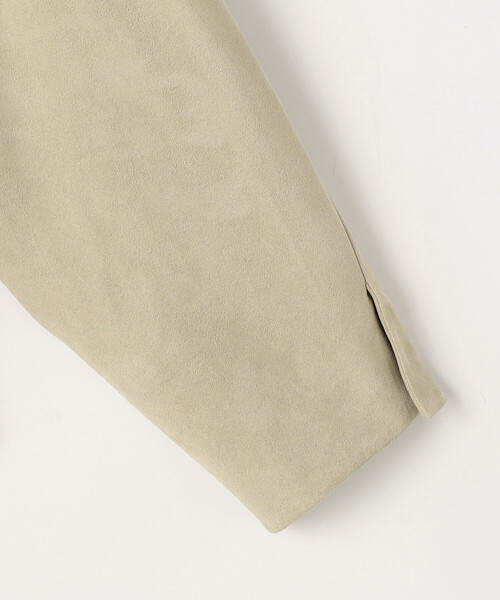 K.T KIYOKO TAKASE（キヨコタカセ）の「フェイクスエード タックブルゾン（ブルゾン・レディース・ブルー系その他/グレイッシュベージュ・9号/11号）」の7枚目の写真