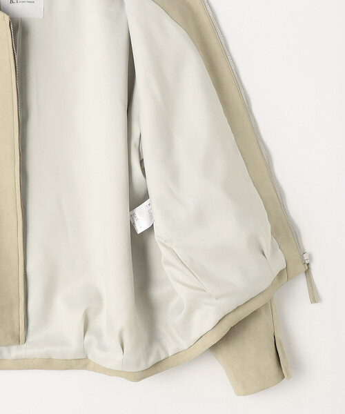 K.T KIYOKO TAKASE（キヨコタカセ）の「フェイクスエード タックブルゾン（ブルゾン・レディース・ブルー系その他/グレイッシュベージュ・9号/11号）」の11枚目の写真