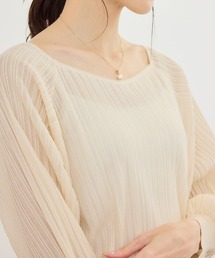 シャイニープリーツニット