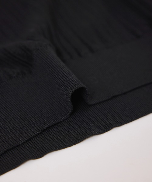 ROPE' PICNIC(ロペピクニック)の「シャイニープリーツニット(ニット/セーター・レディース・サックスブルー/キナリ/ブラック・FREE)」の5枚目の写真