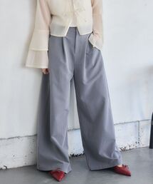 【2サイズ展開】ワイドスラックスPT
