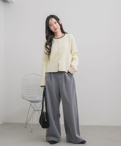 RETRO GIRL(レトロガール)の「ワイドスラックスPT(スラックス・レディース・ライトグレー/ベージュ/ブルー・MEDIUM/LARGE)」の15枚目の写真