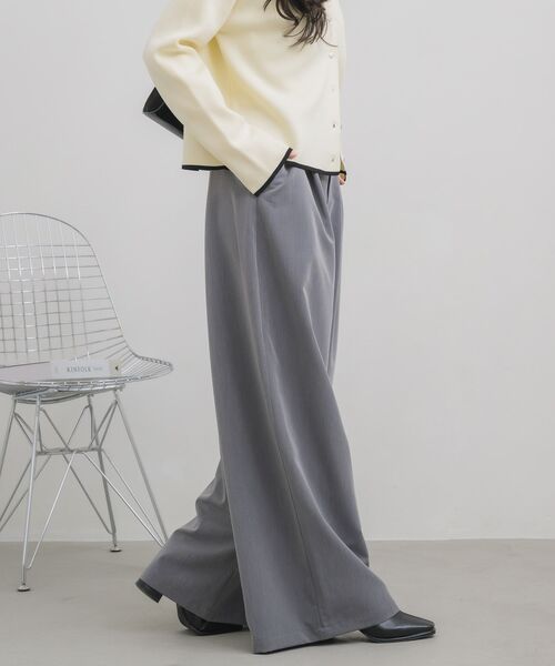 RETRO GIRL(レトロガール)の「ワイドスラックスPT(スラックス・レディース・ライトグレー/ベージュ/ブルー・MEDIUM/LARGE)」の18枚目の写真