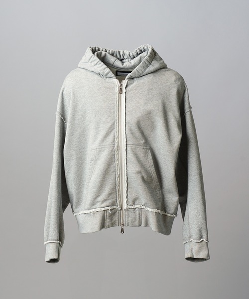 プライムオーバーギャザーフードジップパーカー (定価17600円) Prime-Over Gathered Hood Zip Parka