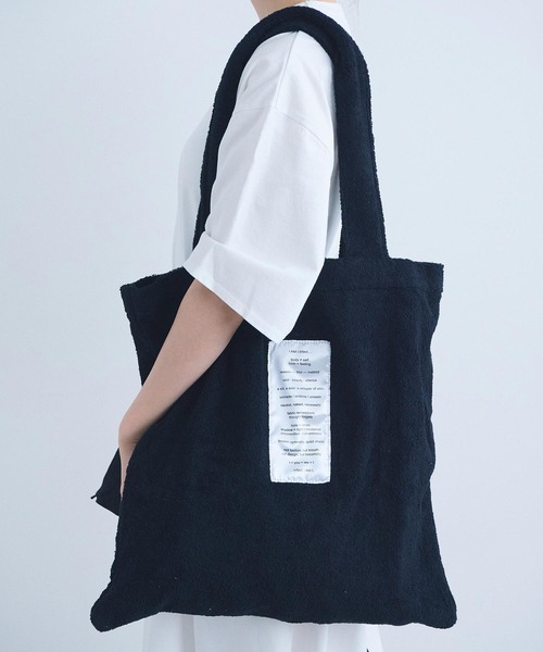 I am I in fact...(アイアムアイインファクト)の「TAO BAG(トートバッグ・レディース・ブラック/サックスブルー/ホワイト・FREE)」の3枚目の写真