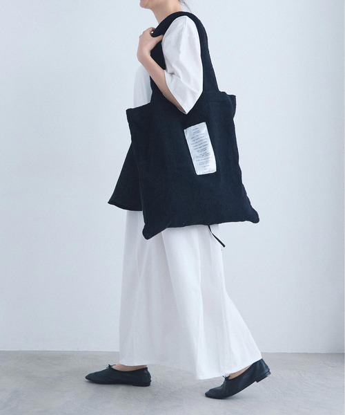 I am I in fact...(アイアムアイインファクト)の「TAO BAG(トートバッグ・レディース・ブラック/サックスブルー/ホワイト・FREE)」の20枚目の写真