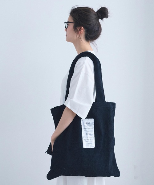 I am I in fact...(アイアムアイインファクト)の「TAO BAG(トートバッグ・レディース・ブラック/サックスブルー/ホワイト・FREE)」の10枚目の写真