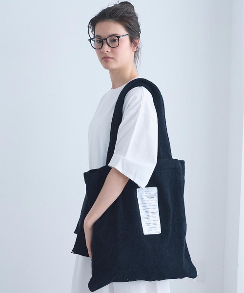 I am I in fact...(アイアムアイインファクト)の「TAO BAG(トートバッグ・レディース・ブラック/サックスブルー/ホワイト・FREE)」の8枚目の写真