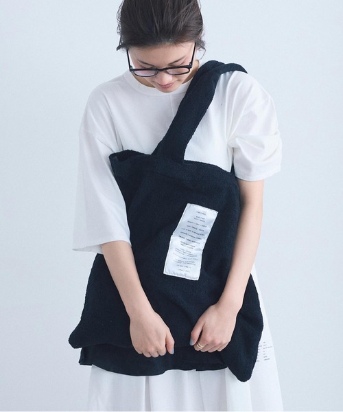 I am I in fact...(アイアムアイインファクト)の「TAO BAG(トートバッグ・レディース・ブラック/サックスブルー/ホワイト・FREE)」の11枚目の写真
