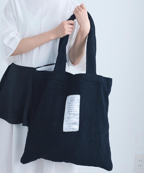 I am I in fact...(アイアムアイインファクト)の「TAO BAG(トートバッグ・レディース・ブラック/サックスブルー/ホワイト・FREE)」の7枚目の写真