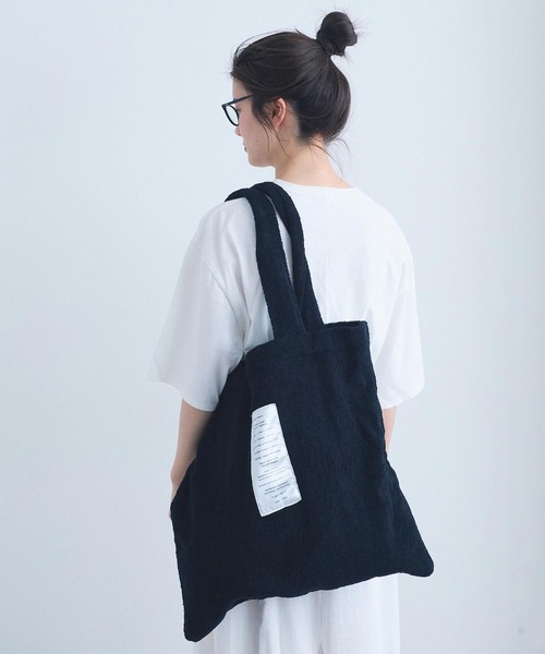 I am I in fact...(アイアムアイインファクト)の「TAO BAG(トートバッグ・レディース・ブラック/サックスブルー/ホワイト・FREE)」の9枚目の写真