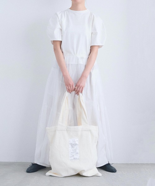 I am I in fact...(アイアムアイインファクト)の「TAO BAG(トートバッグ・レディース・ブラック/サックスブルー/ホワイト・FREE)」の17枚目の写真