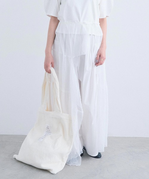 I am I in fact...(アイアムアイインファクト)の「TAO BAG(トートバッグ・レディース・ブラック/サックスブルー/ホワイト・FREE)」の16枚目の写真