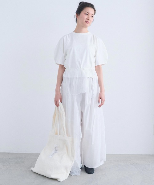 I am I in fact...(アイアムアイインファクト)の「TAO BAG(トートバッグ・レディース・ブラック/サックスブルー/ホワイト・FREE)」の18枚目の写真