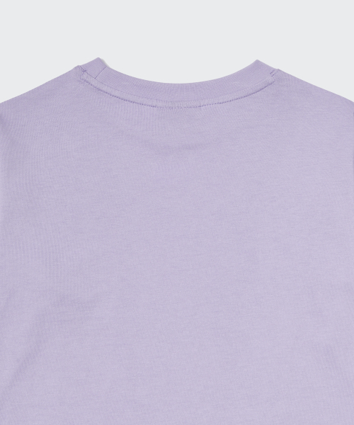 MUSINSA STANDARD KIDS（ムシンサスタンダードキッズ）の「リラックスドクルーネック長袖Tシャツ[ラベンダー]（Tシャツ/カットソー・レディース・その他・100/110/120/130/140/150）」の5枚目の写真