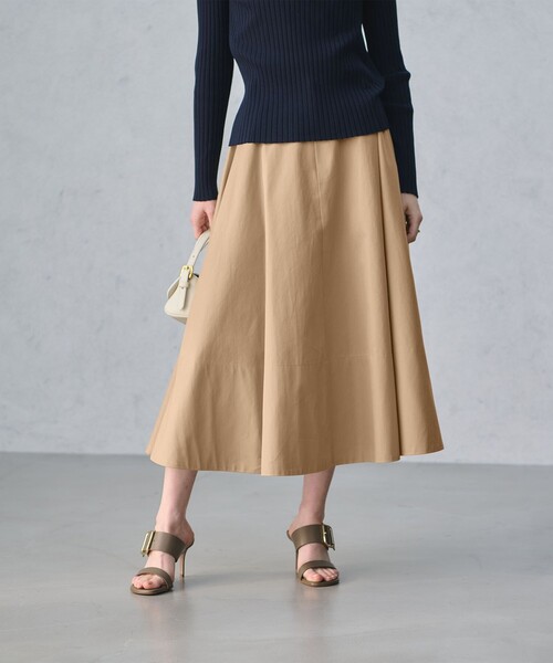 UNITED ARROWS（ユナイテッドアローズ）の「チノ フレアスカート（スカート・レディース・ベージュ/ナチュラル・36/38）」の5枚目の写真