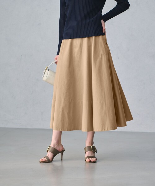 UNITED ARROWS（ユナイテッドアローズ）の「チノ フレアスカート（スカート・レディース・ベージュ/ナチュラル・36/38）」の6枚目の写真