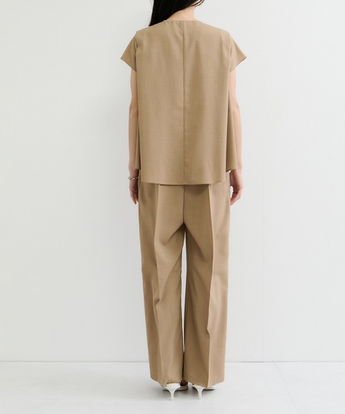 le cercle ADAM ET ROPE'(ルセルクルアダムエロペ)の「レイヤード風ロンパース(つなぎ/オールインワン・レディース・ベージュ系その他/ブラウン系その他/ブラック・FREE)」の10枚目の写真
