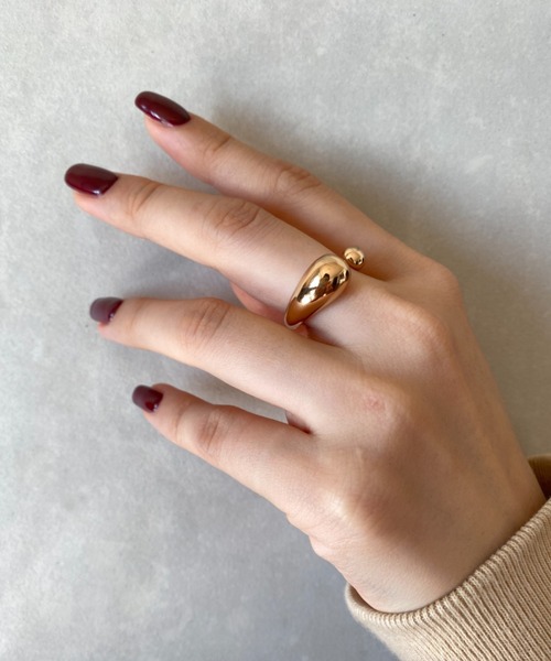 ciite'(シーテ)の「ドロップリング / drop ring(リング・メンズ・シルバー/ゴールド/ピンクゴールド・FREE)」の3枚目の写真