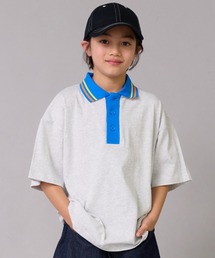 PAIRMANON STREET（ペアマノンストリート）の「【綿100%】トレンド ライン衿半袖ポロシャツ【PAIRMANON STREET】（Tシャツ/カットソー）」