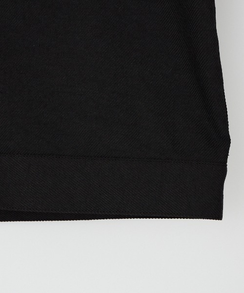 DANTON（ダントン）の「【WEB限定】[DANTON/ダントン] ワンポイントロゴ シャツブルゾン（その他アウター・レディース・ブラック/グレイッシュベージュ・40/42）」の3枚目の写真