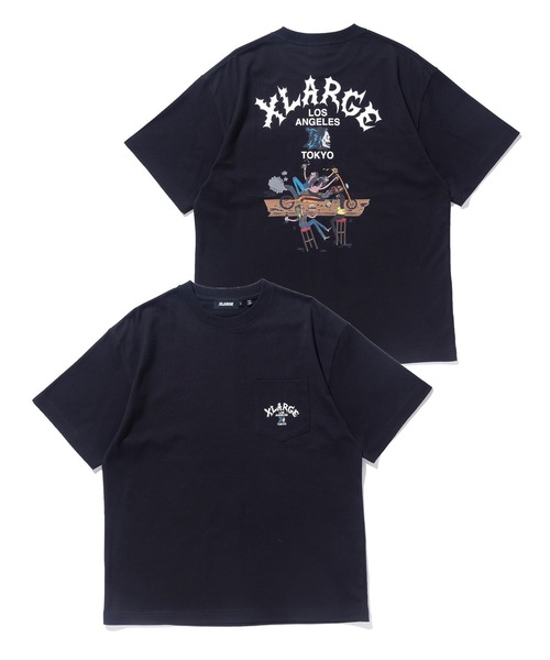 XLARGE(エクストララージ)の「HANG OUT S/S POCKET TEE(Tシャツ/カットソー・メンズ・ホワイト/ブラック/グレー・S/M/L/XL)」の3枚目の写真