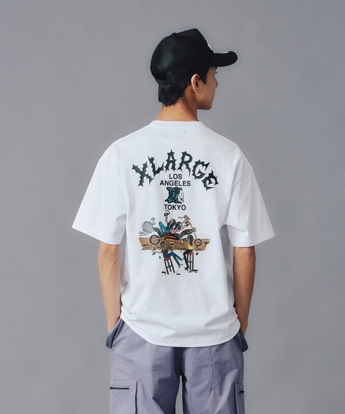 XLARGE(エクストララージ)の「HANG OUT S/S POCKET TEE(Tシャツ/カットソー・メンズ・ホワイト/ブラック/グレー・S/M/L/XL)」の8枚目の写真