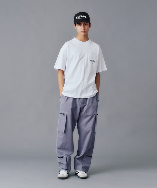 XLARGE(エクストララージ)の「HANG OUT S/S POCKET TEE(Tシャツ/カットソー・メンズ・ホワイト/ブラック/グレー・S/M/L/XL)」の9枚目の写真