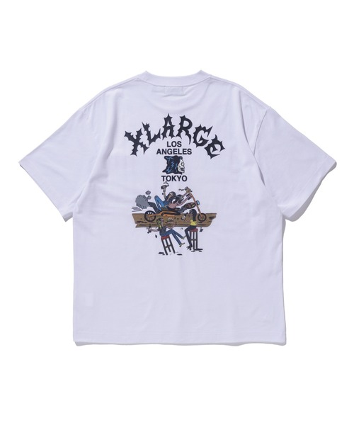 XLARGE(エクストララージ)の「HANG OUT S/S POCKET TEE(Tシャツ/カットソー・メンズ・ホワイト/ブラック/グレー・S/M/L/XL)」の15枚目の写真