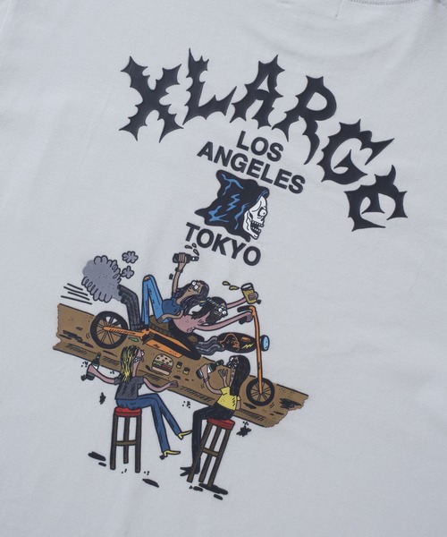 XLARGE(エクストララージ)の「HANG OUT S/S POCKET TEE(Tシャツ/カットソー・メンズ・ホワイト/ブラック/グレー・S/M/L/XL)」の21枚目の写真