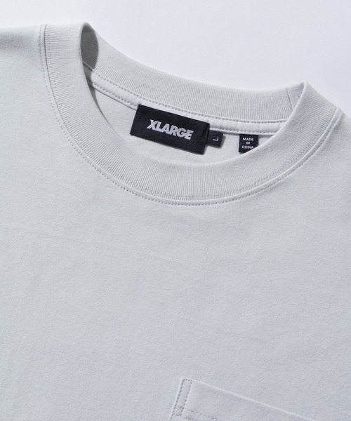 XLARGE(エクストララージ)の「HANG OUT S/S POCKET TEE(Tシャツ/カットソー・メンズ・ホワイト/ブラック/グレー・S/M/L/XL)」の22枚目の写真