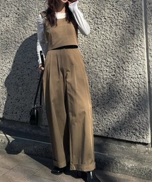 WILLFULLY | 2piece roll up suspenders all-in-one(サロペット/オーバーオール)