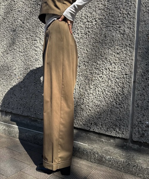 WILLFULLY（ウィルフリー）の「2piece roll up suspenders all-in-one（サロペット/オーバーオール・レディース・ブラック/モカ/ベージュ系その他・FREE）」の6枚目の写真