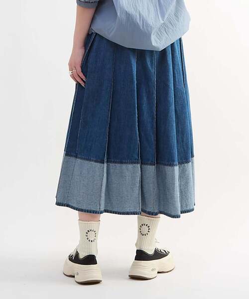 CONVERSE TOKYO（コンバーストウキョウ）の「CIRCLE LOGO RIB SOX（ソックス/靴下・レディース・ブラック/ブルー/オフホワイト/ピンク/ミント・1/3）」の6枚目の写真