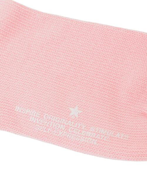 CONVERSE TOKYO（コンバーストウキョウ）の「CIRCLE LOGO RIB SOX（ソックス/靴下・レディース・ブラック/ブルー/オフホワイト/ピンク/ミント・1/3）」の11枚目の写真